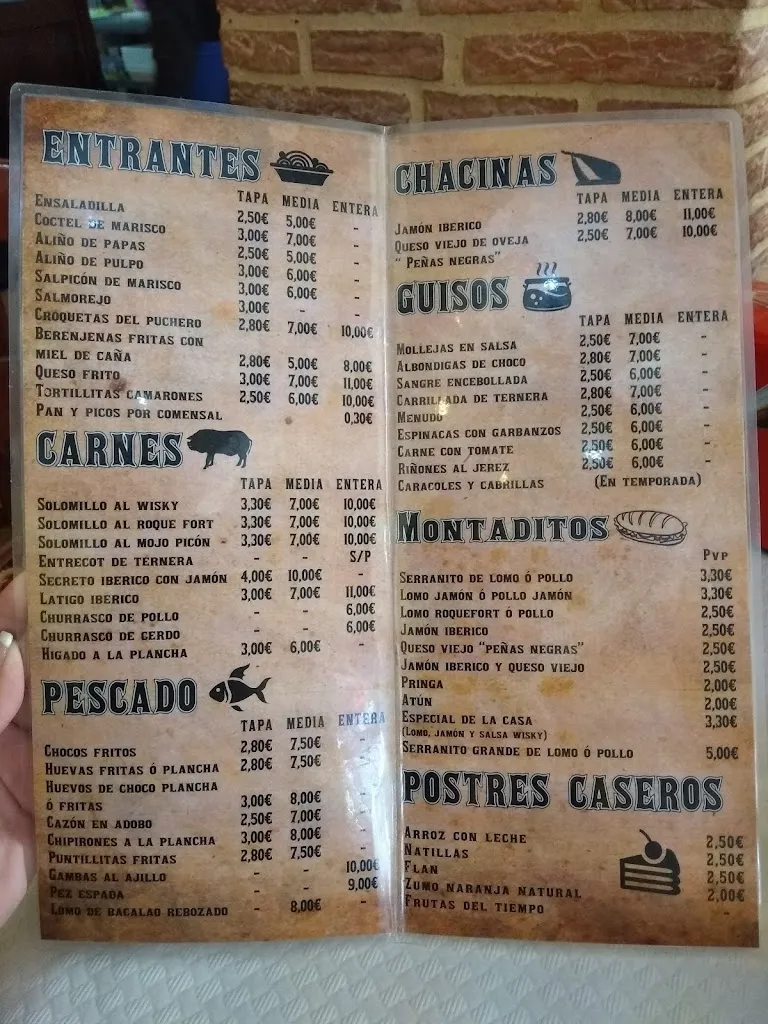 Menu_Mesón Pájaro Azul_Alcalá de Guadaira_image_4