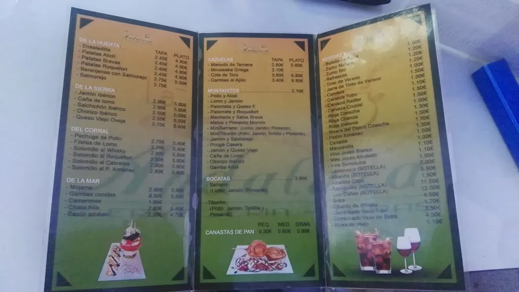 Menu_Restaurante La Cuchara Andaluza_Alcalá de Guadaira_image_3
