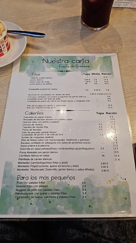 Menu_Restaurante Puerta de Oromana_Alcalá de Guadaira_image_2