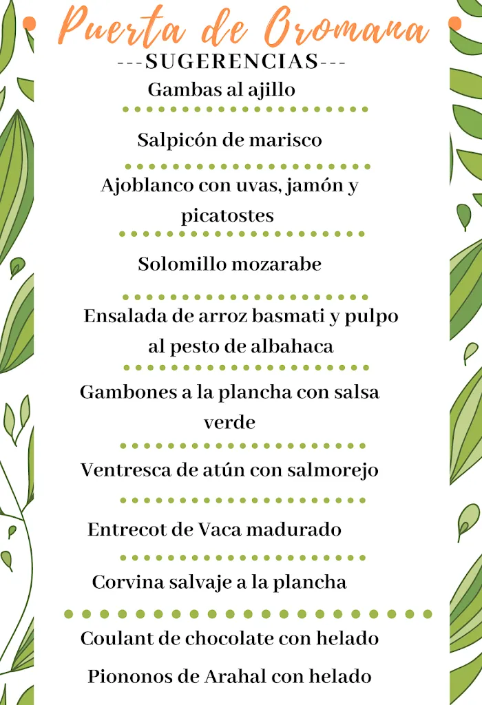 Menu_Restaurante Puerta de Oromana_Alcalá de Guadaira_image_4