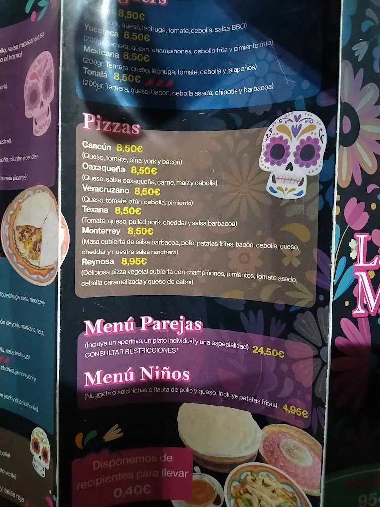 Menu_La Hacienda Mexicana_Alcalá de Guadaira_image_4