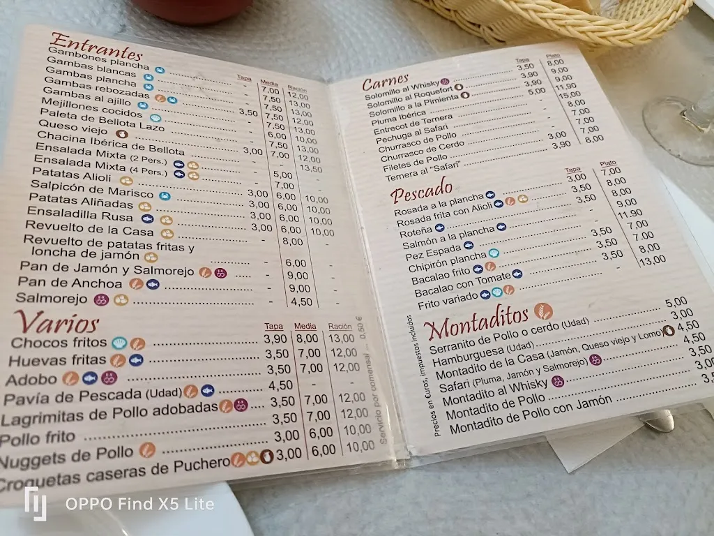 Menu_Bar safari_Alcalá de Guadaira_image_2