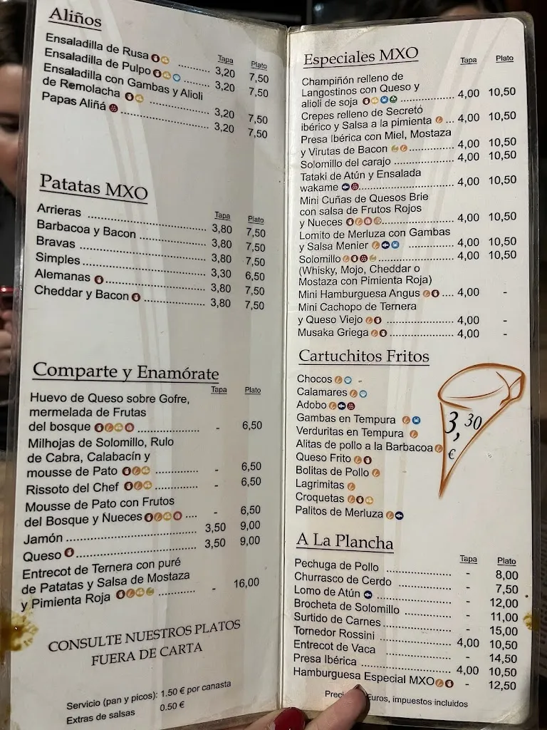 Menu_Restaurante MXO_Alcalá de Guadaira_image_1