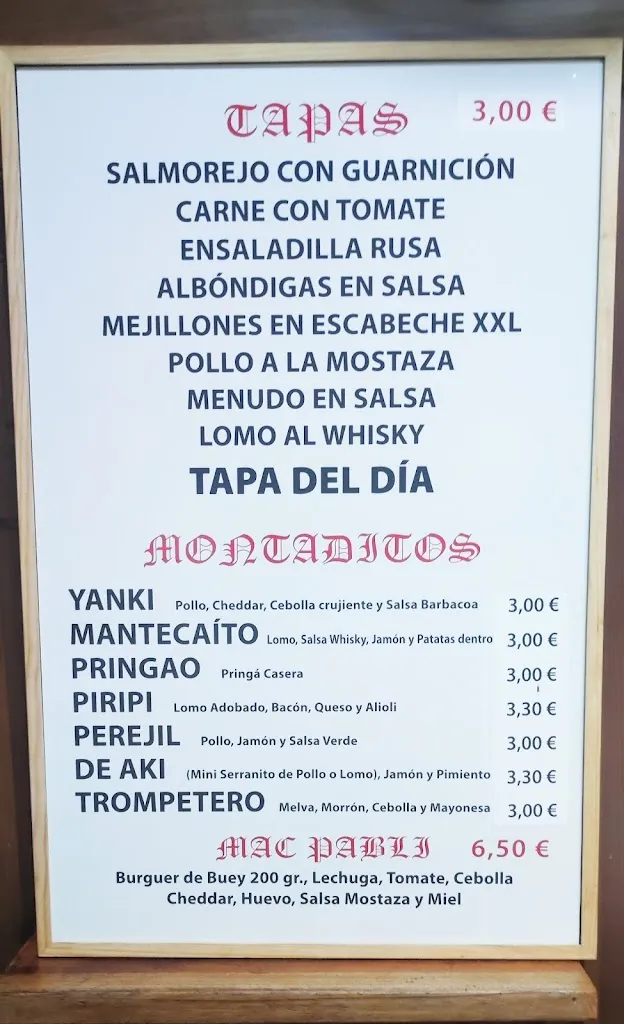 Menu_Mesón Casa Pablo_Alcalá de Guadaira_image_1