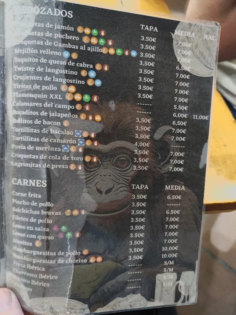 Menu_Bar La Bodeguita_Alcalá del Río_immagine_1