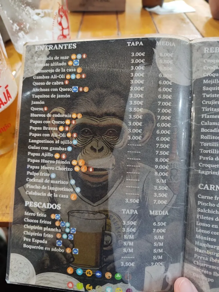 Menu_Bar La Bodeguita_Alcalá del Río_immagine_2