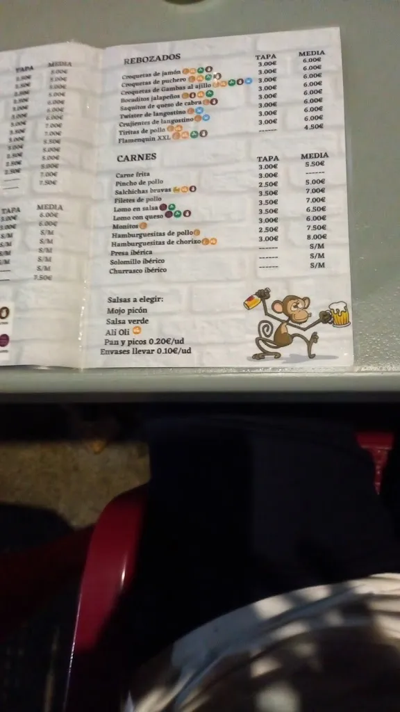 Menu_Bar La Bodeguita_Alcalá del Río_immagine_3
