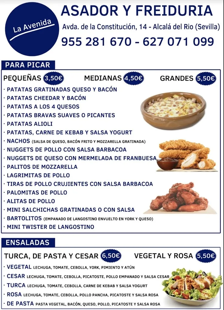 Menu_La Avenida_Alcalá del Río_image_2