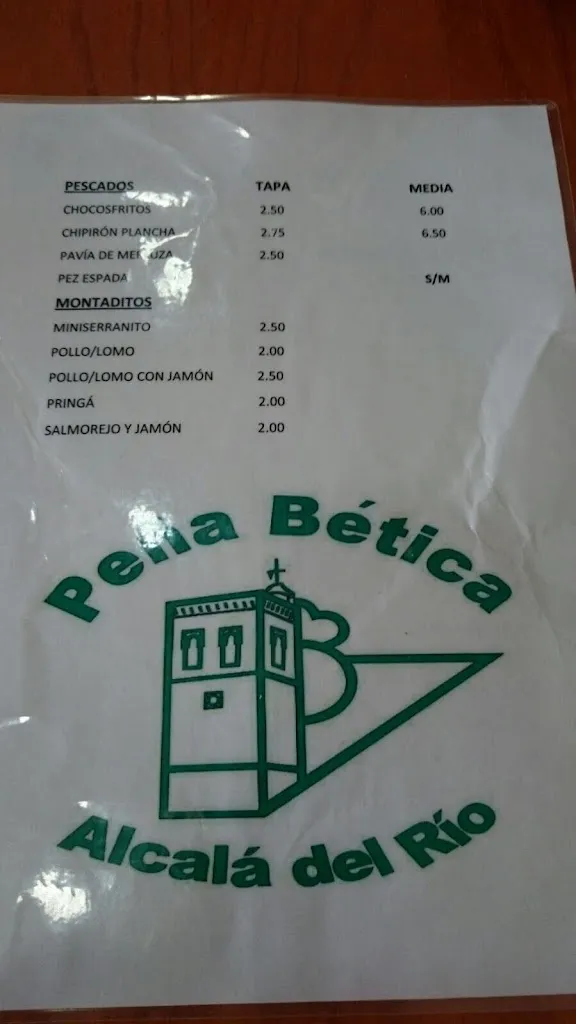 Menu_Bar la fresquita_Alcalá del Río_image_3