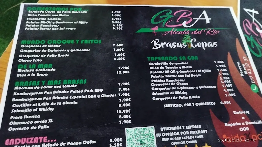 Menu_GBA Brasas y Copas, Alcalá del Rio_Alcalá del Río_image_1