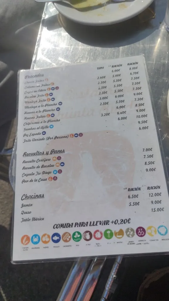 Menu_Bar Restaurante la Quinta Rueda_Alcalá del Río_image_2