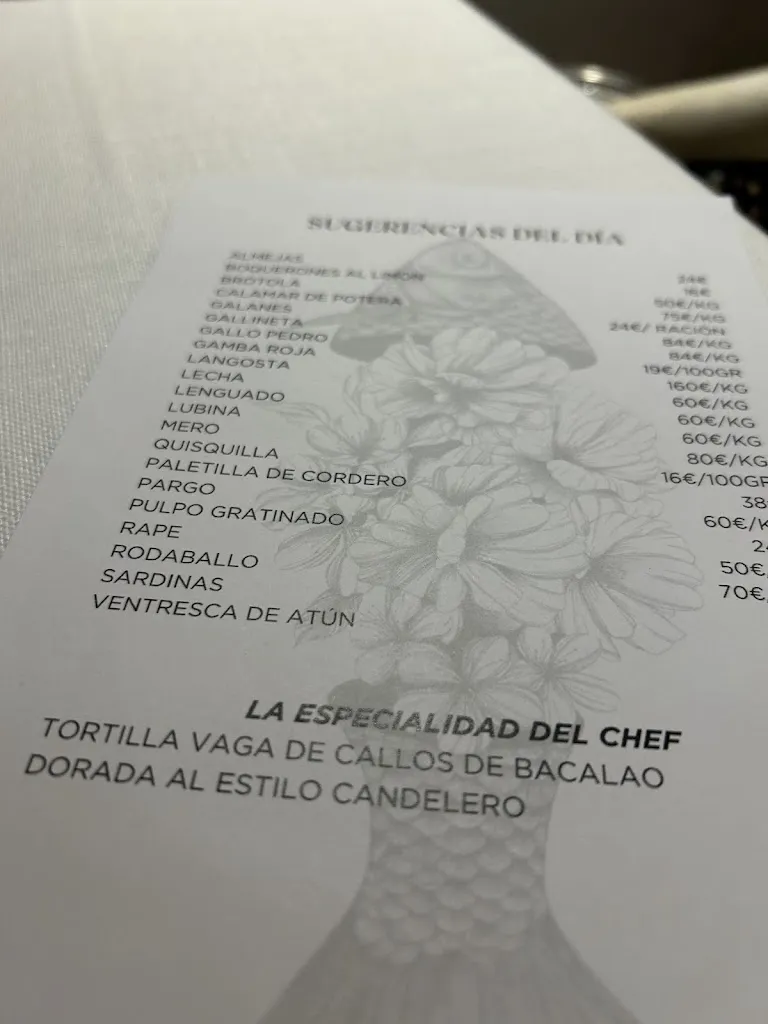 Menu_Restaurante Club de Mar / El Candelero _Almería_image_2