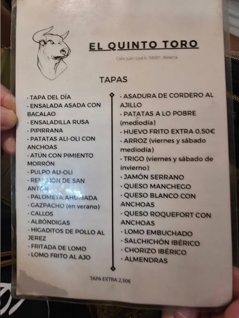 Menu_El Quinto Toro_Almería_image_4