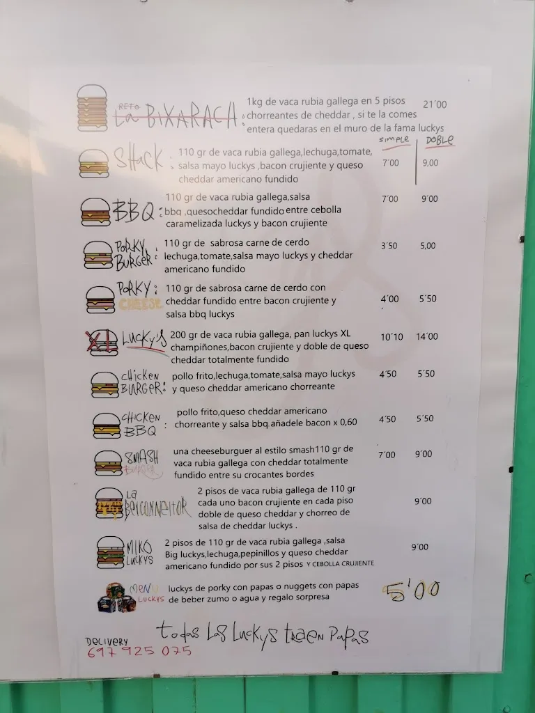 Menu_Lucky's burger_Algaba La_image_3