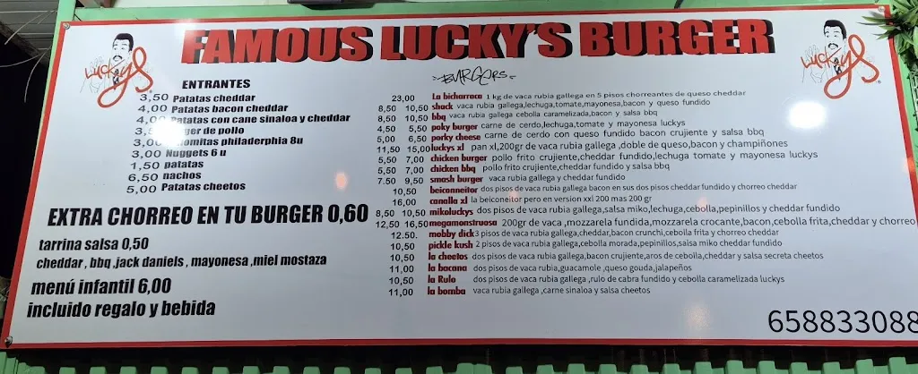 Raúl M-D_Lucky's burger_Algaba La_review