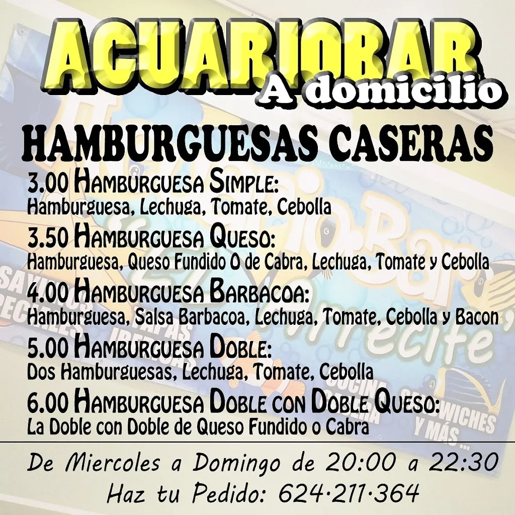 Menu_Acuariobar El Arrecife_Algaba La_image_2