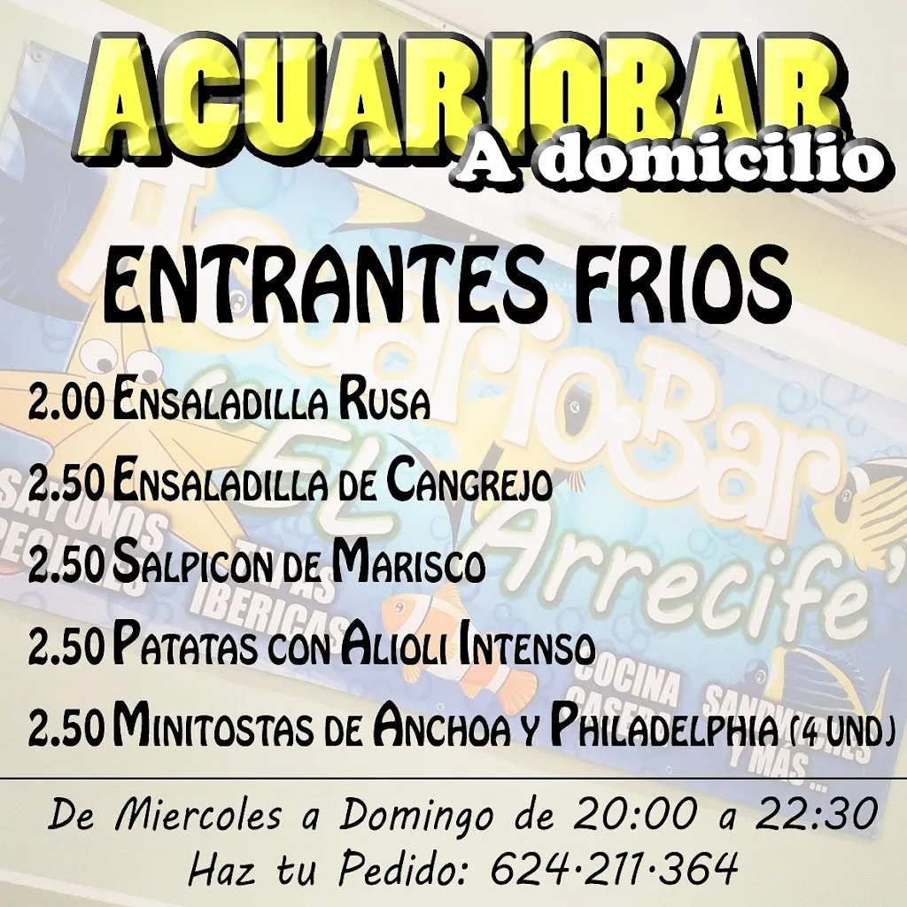 Menu_Acuariobar El Arrecife_Algaba La_image_3