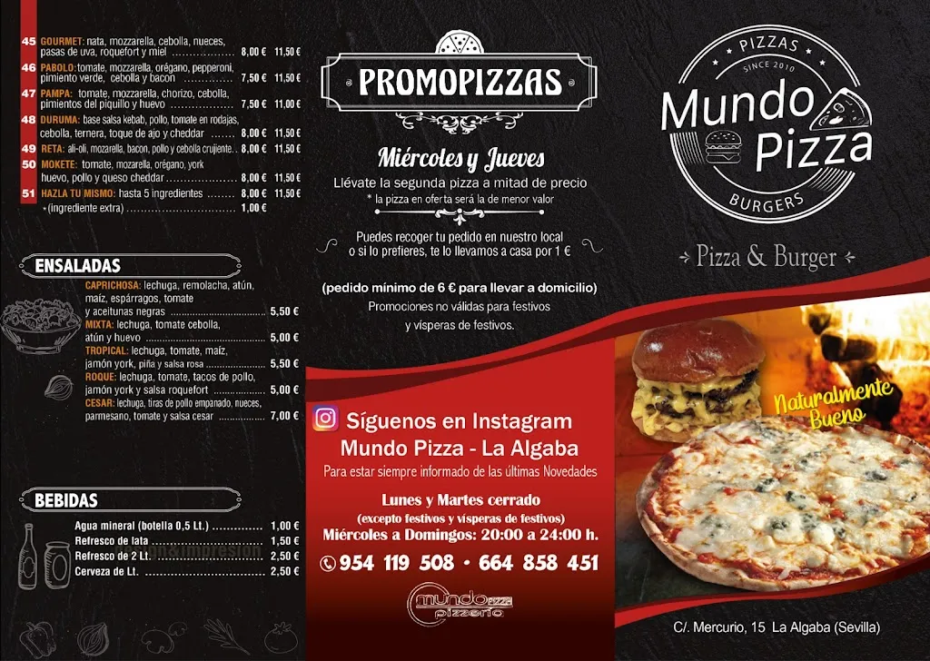 Menu_Mundo Pizza_Algaba La_image_1