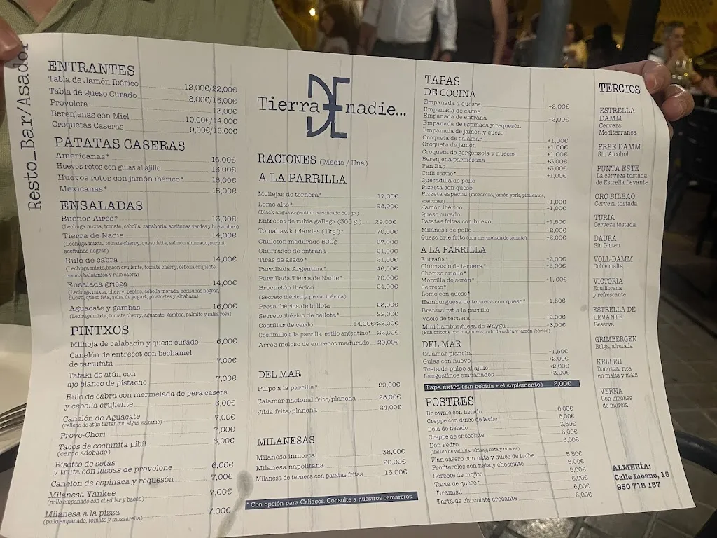 Menu_Restaurante Tierra de Nadie_Almería_image_1