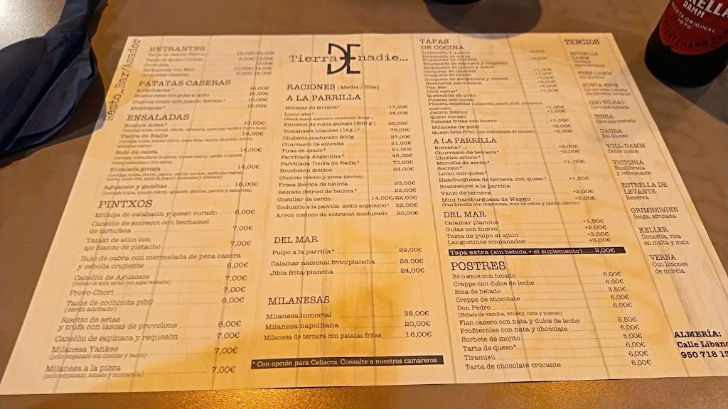 Menu_Restaurante Tierra de Nadie_Almería_image_2