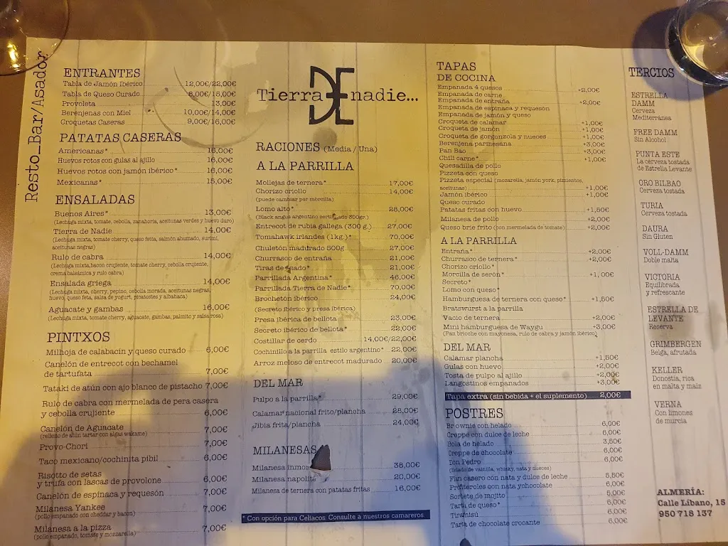 Menu_Restaurante Tierra de Nadie_Almería_image_4