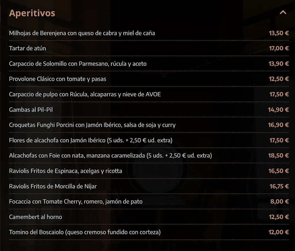 Menu_Restaurante Stanley & de Marco Almería_Almería_image_1