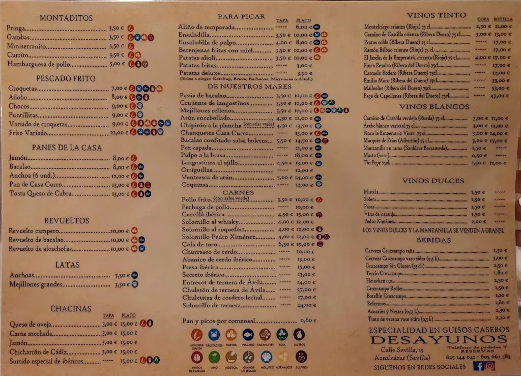 Menu_Restaurante Casa Curro Aznalcázar_Aznalcázar_image_2