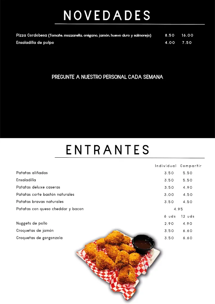 Menu_La Pizzeria de Aznalcázar_Aznalcázar_image_4