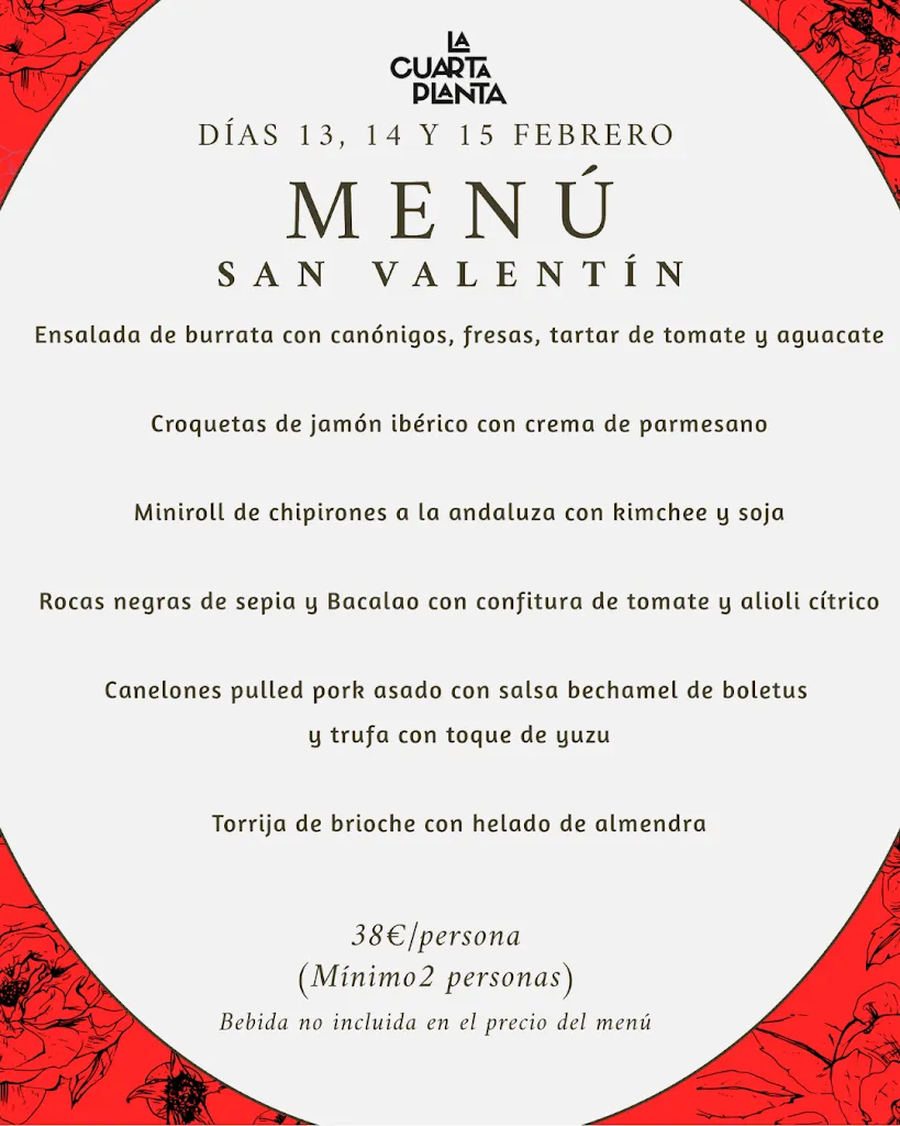 Menu_La Cuarta Planta Restaurante Almería_Almería_image_1