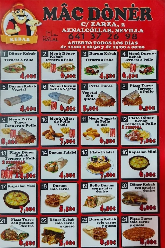 Menu_MÁC DÓÑER_Aznalcóllar_image_2