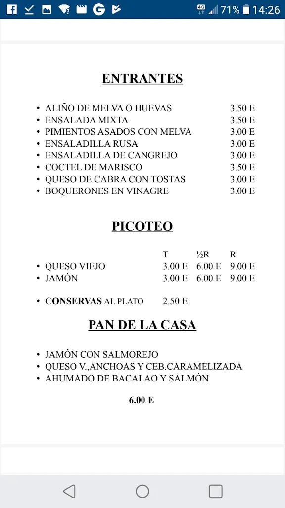 Menu_Bar El Mena_Aznalcóllar_image_4