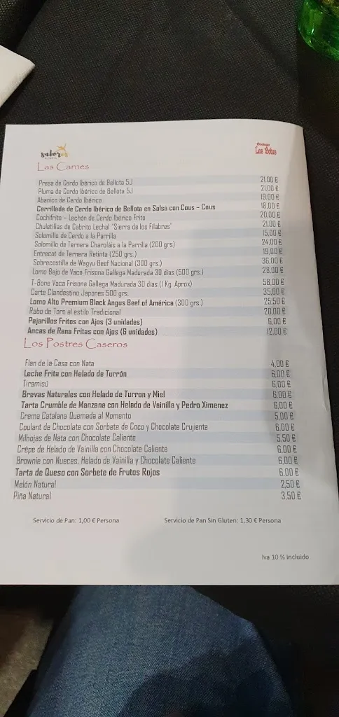 Menu_Bodega las Botas_Almería_image_4