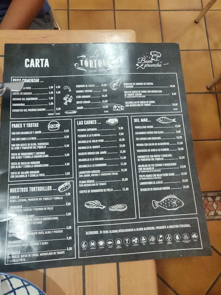 Menu_Bar la Tórtola_Arahal_image_2