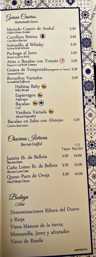 Menu_Café Bar La Campiña_Arahal_image_3