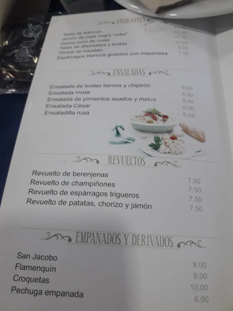 Menu_Bar Restaurante El Verdeo_Arahal_image_1