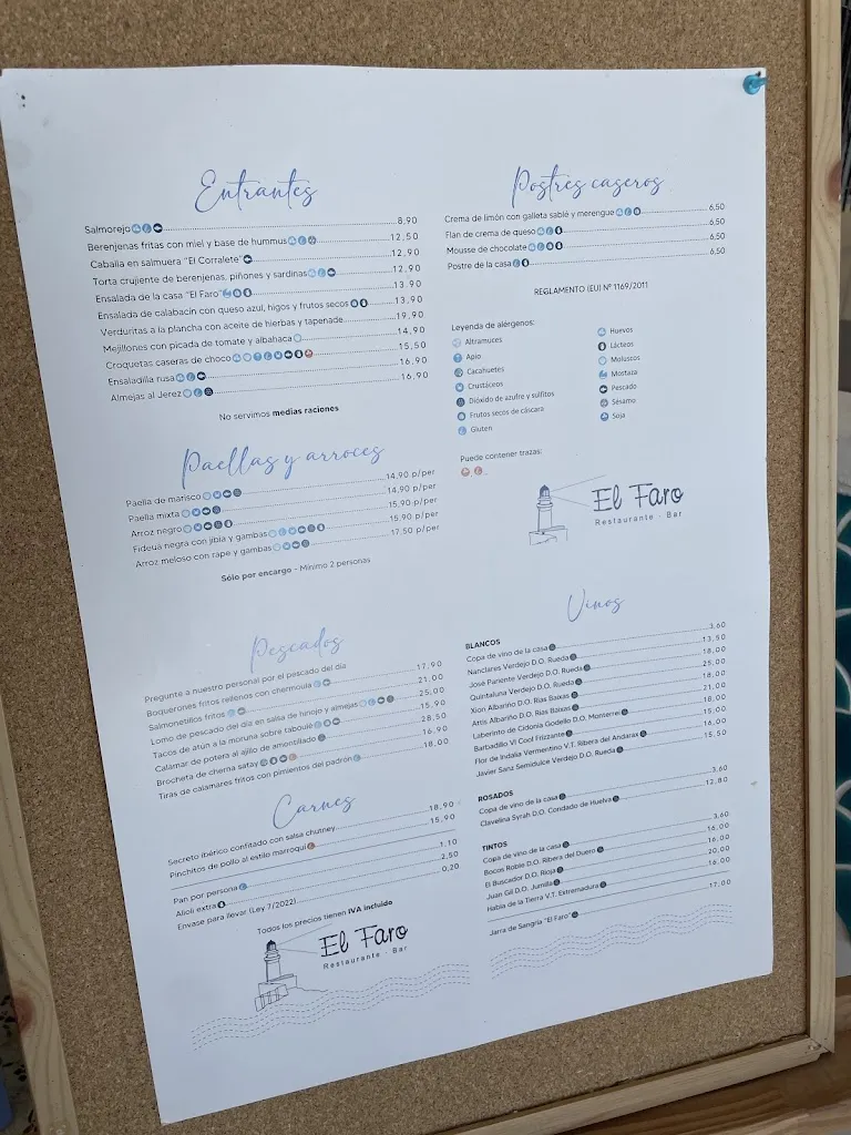 Menu_El Faro_Almería_image_3