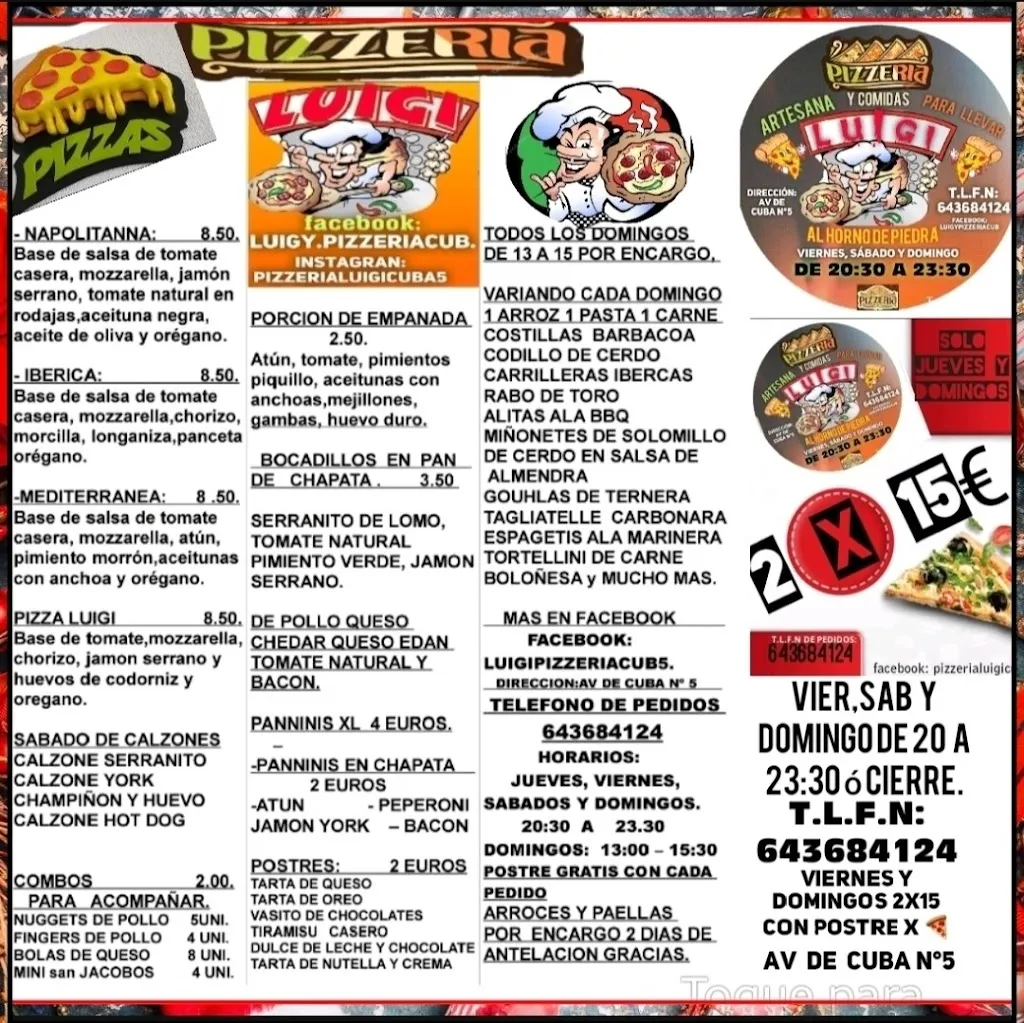 Menu_Pizzeria artesana LUIGI_Badolatosa_image_2