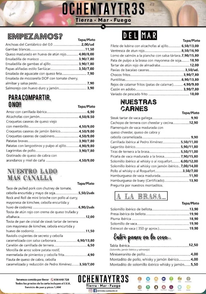 Menu_Ochentaytres Brenes_Brenes_image_1