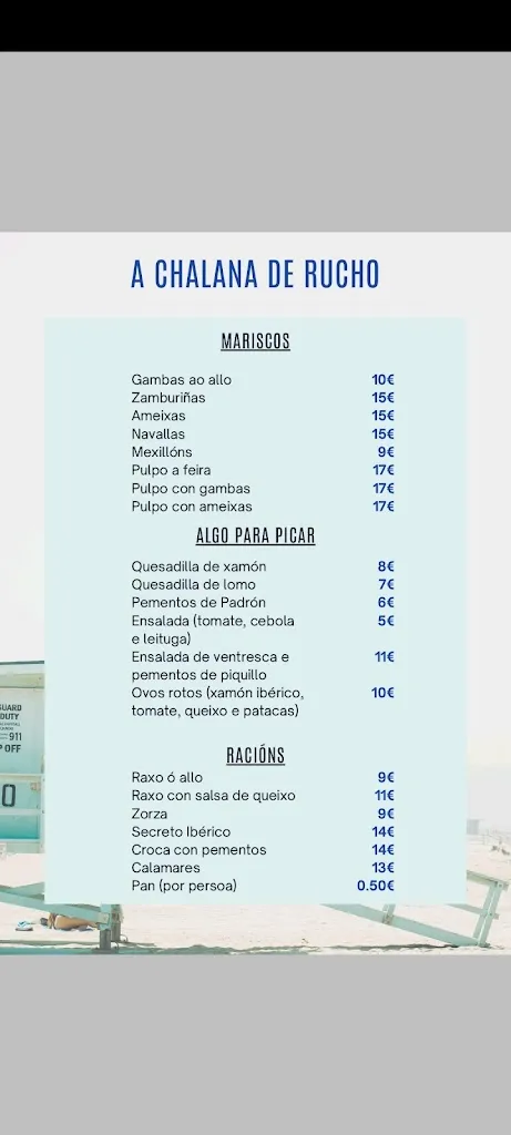 Menu_A Chalana de Rucho_Carnota_immagine_3