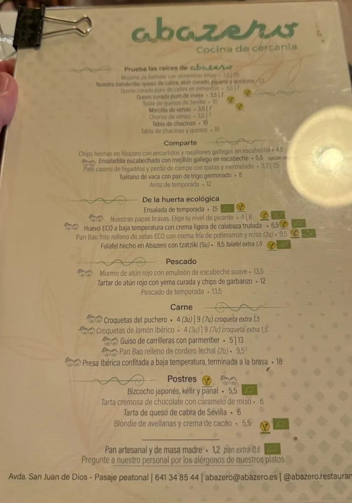 Menu_Abazero Restaurante Andaluz_Bormujos_image_2