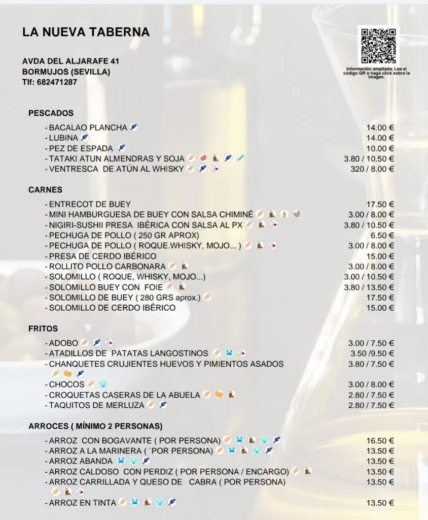 Menü_New Taberna_Bormujos_Bild_1
