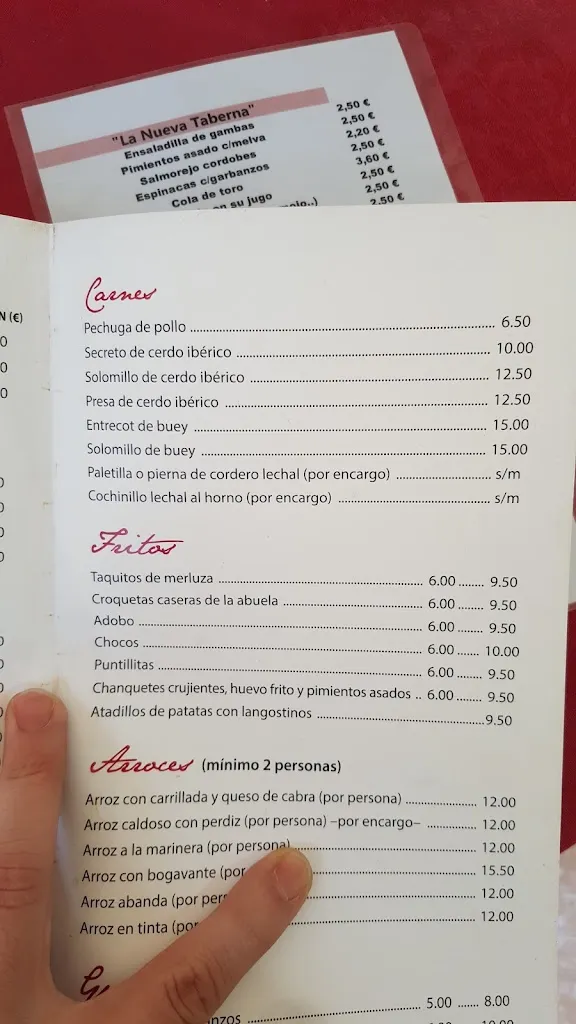 Menü_New Taberna_Bormujos_Bild_4