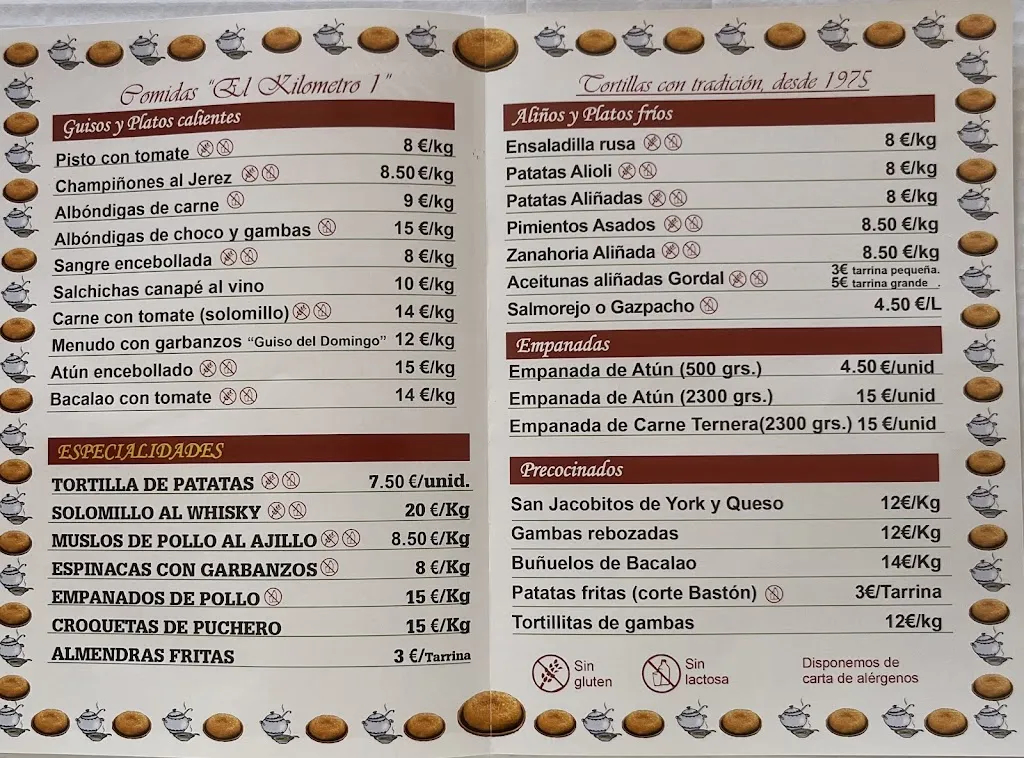 Menu_Comidas Kilometro 1_Bormujos_image_2