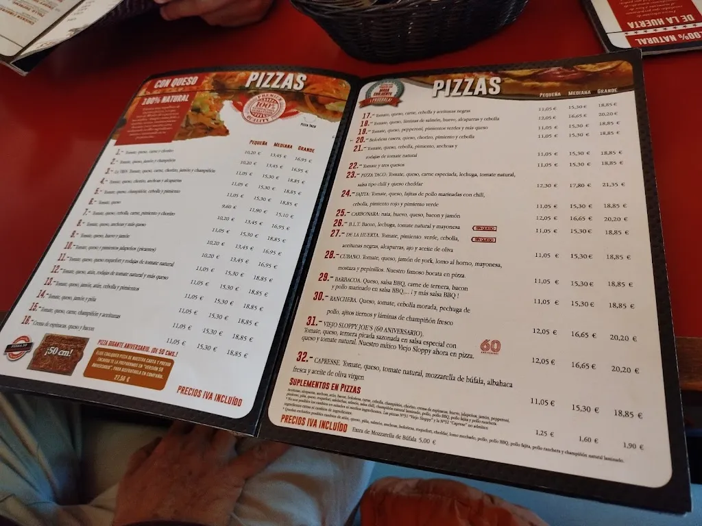 Menu_Sloppy Joe's_Bormujos_image_2