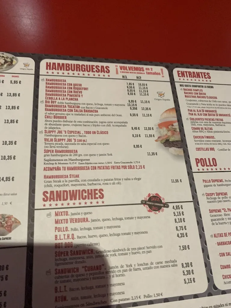 Menu_Sloppy Joe's_Bormujos_image_4