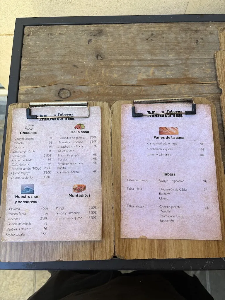Menu_Taberna Moderna_Bormujos_image_1