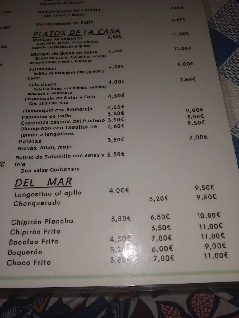 Menu_Tapas Bar Homemade Buenavista_Bormujos_image_4