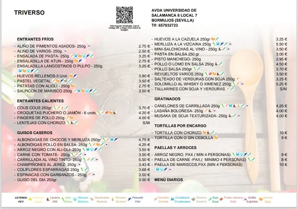 Menu_Comidas para llevar Triverso_Bormujos_image_1