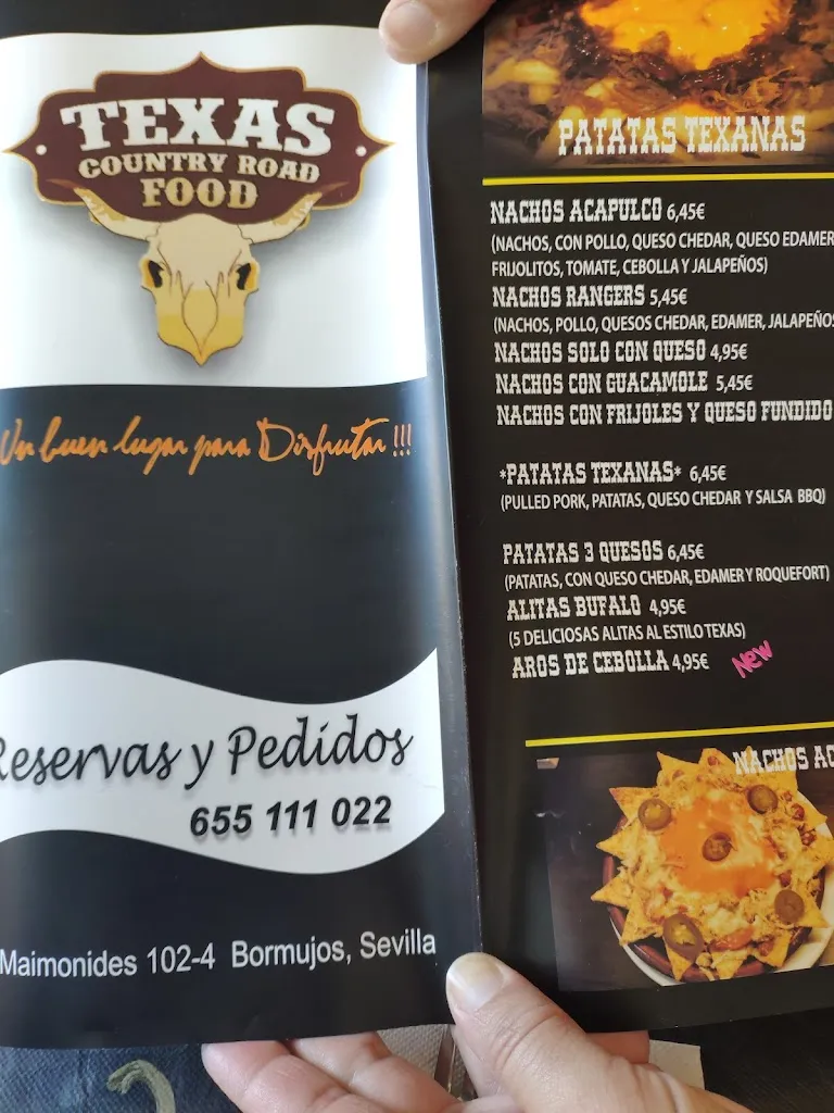 Menu_Texas Country Road Food_Bormujos_image_2