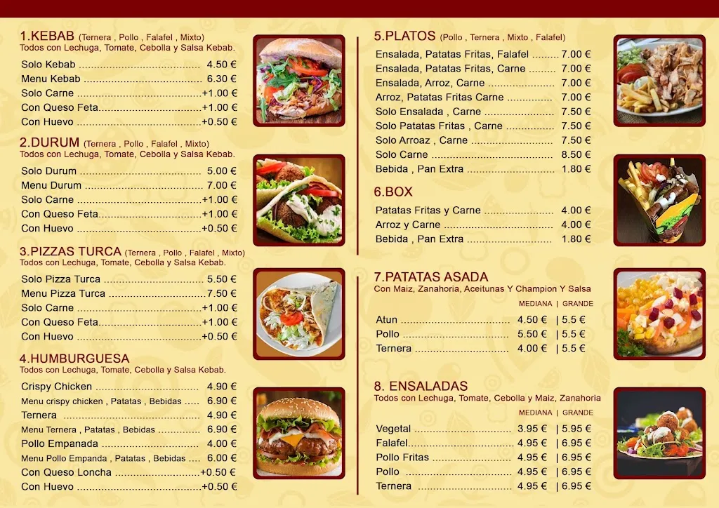 Menu_Taurus King Kebab_Bormujos_image_1